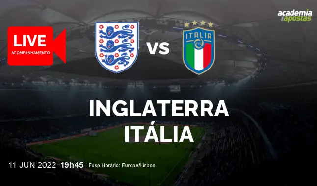 Inglaterra Itália livestream | UEFA Nations League | 11 June 2022