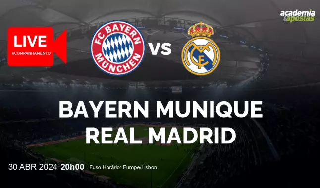 Bayern Munique Real Madrid livestream | UEFA Champions League | 30 April 2024
