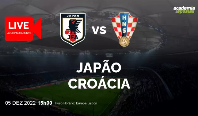 Japão Croácia livestream | Mundial | 05 December 2022