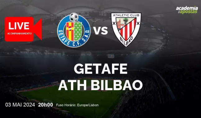 Getafe Ath Bilbao livestream | Primera División | 03 May 2024