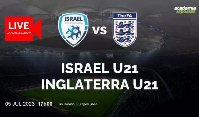 Israel U21 Inglaterra U21 livestream | UEFA U21 Championship | 05 July 2023