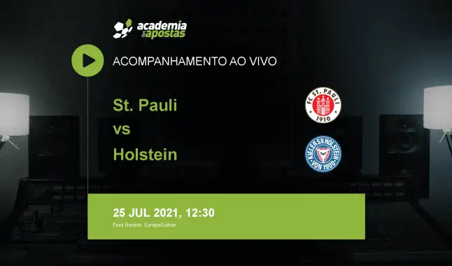 St. Pauli Holstein livestream | 2. Bundesliga | 25 July 2021