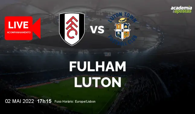 Fulham Luton livestream | Championship | 02 May 2022