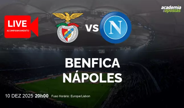 Benfica Nápoles livestream | UEFA Champions League | 10 December 2025