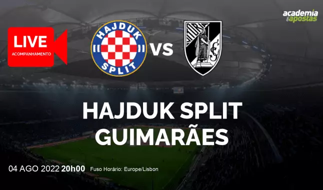 Hajduk Split Vitória SC livestream | Europa Conference League | 04 August 2022
