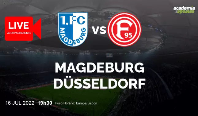 Magdeburg Düsseldorf livestream | 2. Bundesliga | 16 July 2022
