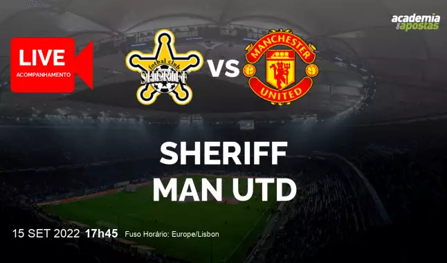 Sheriff Man Utd livestream | UEFA Europa League | 15 September 2022