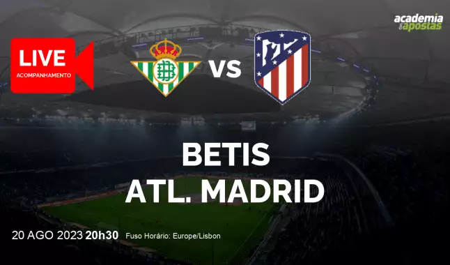 Betis Atl. Madrid livestream | Primera División | 20 August 2023