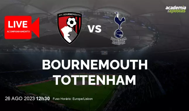 Bournemouth Tottenham livestream | Premier League | 26 August 2023
