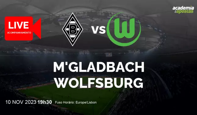 M'gladbach Wolfsburg livestream | Bundesliga | 10 November 2023