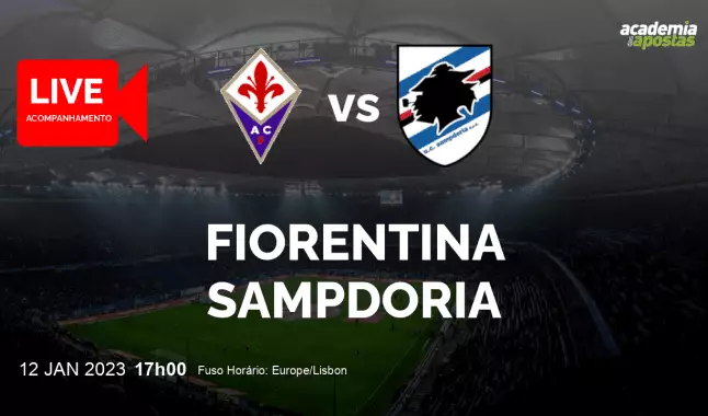 Fiorentina Sampdoria livestream | Coppa Italia | 12 January 2023