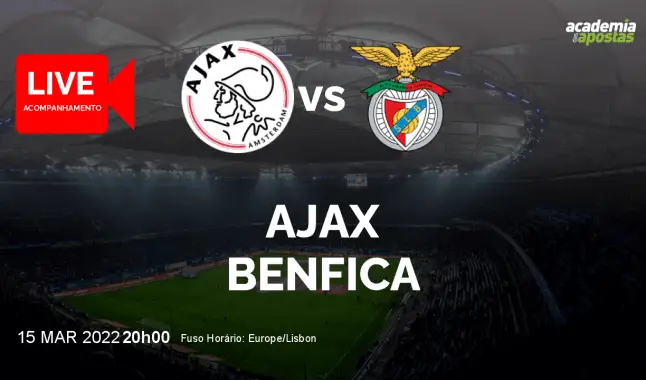 Ajax Benfica livestream | UEFA Champions League | 15 March 2022