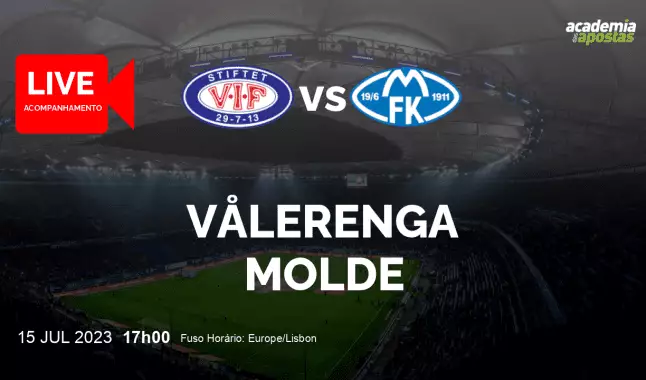Vålerenga Molde livestream | Eliteserien | 15 July 2023