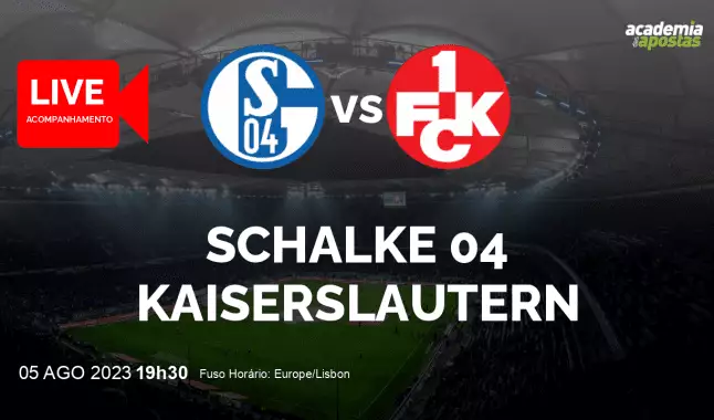 Schalke 04 Kaiserslautern livestream | 2. Bundesliga | 05 August 2023
