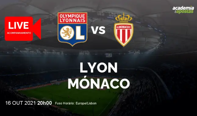 Lyon Mónaco livestream | Ligue 1 | 16 October 2021