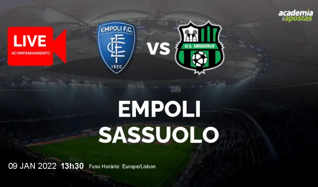 Empoli Sassuolo livestream | Serie A | 09 January 2022