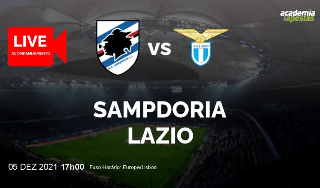 Sampdoria Lazio livestream | Serie A | 05 December 2021