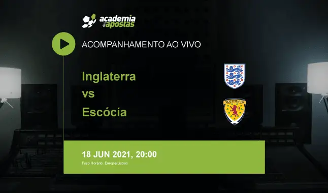 Inglaterra Escócia livestream | Campeonato Europeu | 18 June 2021