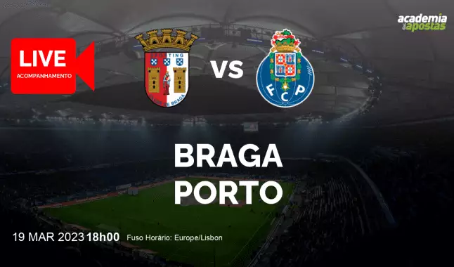 SC Braga FC Porto livestream | Liga Portugal Betclic | 19 March 2023