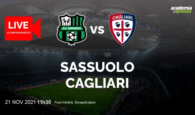 Sassuolo Cagliari livestream | Serie A | 21 November 2021