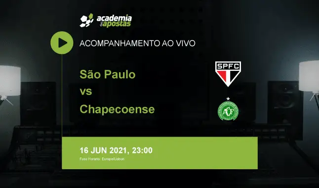 São Paulo Chapecoense livestream | Serie A | 17 June 2021