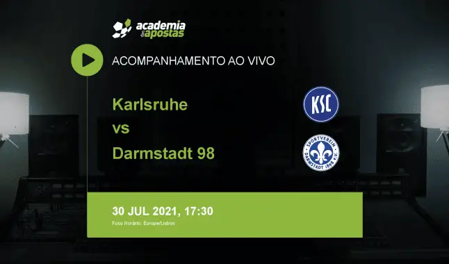 Karlsruhe Darmstadt 98 livestream | 2. Bundesliga | 30 July 2021