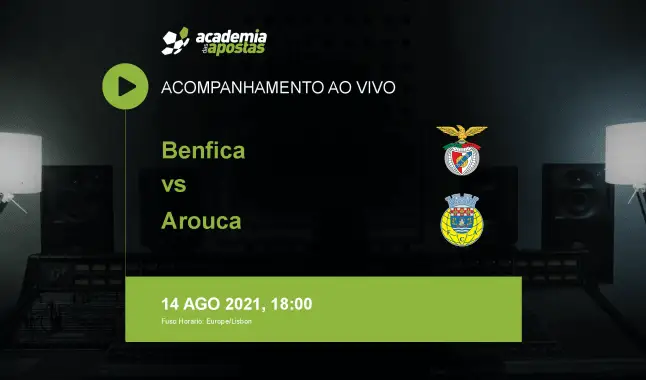 Benfica FC Arouca livestream | Liga Portugal Betclic | 14 August 2021