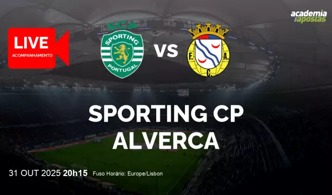 Sporting CP Alverca livestream | Liga Portugal Betclic | 31 October 2025