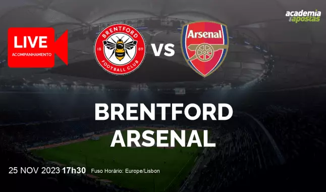 Brentford Arsenal livestream | Premier League | 25 November 2023