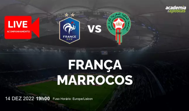 França Marrocos livestream | Mundial | 14 December 2022