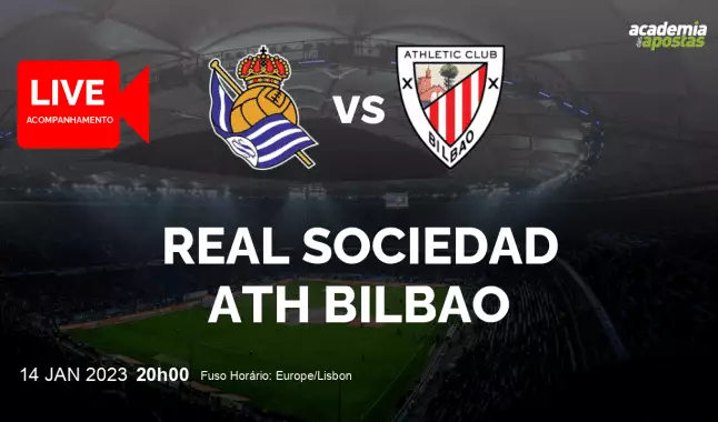 Real Sociedad Ath Bilbao livestream | Primera División | 14 January 2023