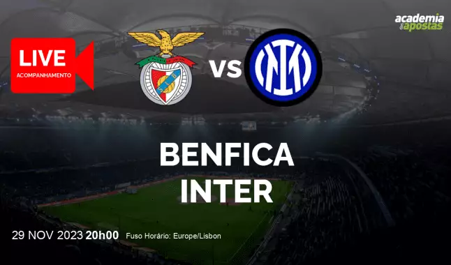 Benfica Inter livestream | UEFA Champions League | 29 November 2023