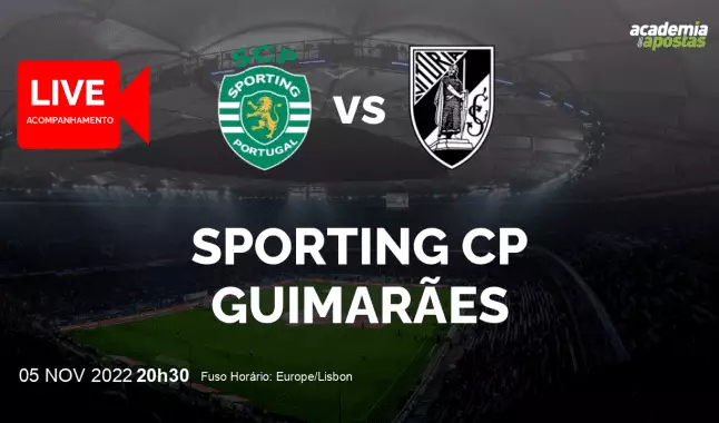 Sporting CP Vitória SC livestream | Liga Portugal Betclic | 05 November 2022