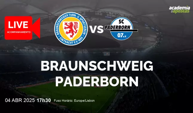 Braunschweig Paderborn livestream | 2. Bundesliga | 04 April 2025