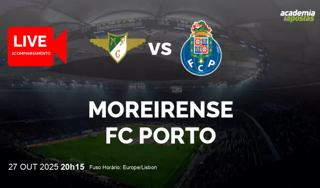 Moreirense FC Porto livestream | Liga Portugal Betclic | 27 October 2025