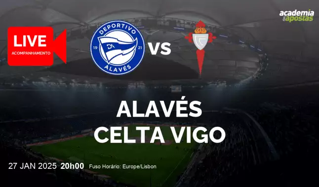 Alavés Celta Vigo livestream | Primera División | 27 January 2025