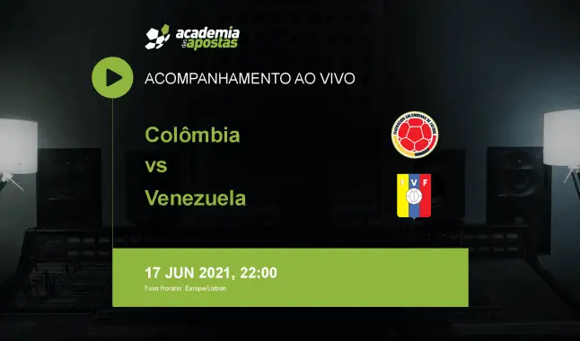 Colômbia Venezuela livestream | Copa America | 17 June 2021