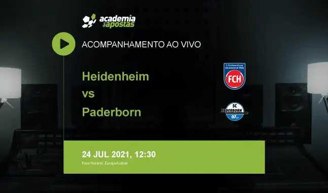 Heidenheim Paderborn livestream | 2. Bundesliga | 24 July 2021