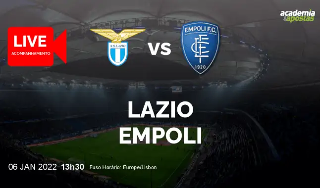 Lazio Empoli livestream | Serie A | 06 January 2022