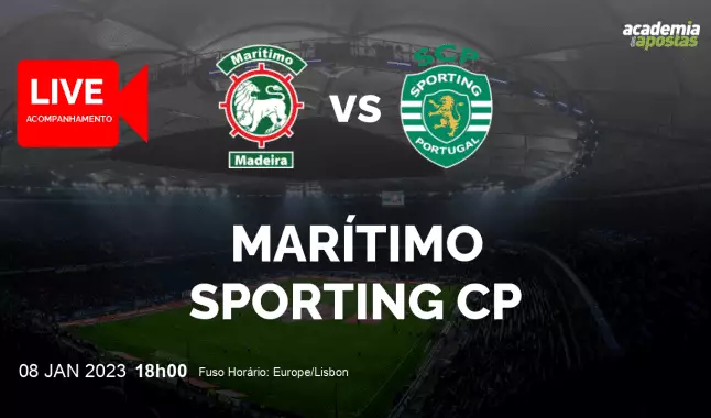 Marítimo Sporting CP livestream | Liga Portugal Betclic | 08 January 2023