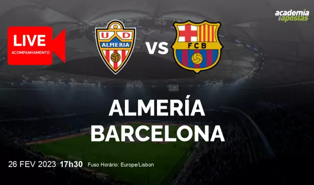 Almería Barcelona livestream | Primera División | 26 February 2023