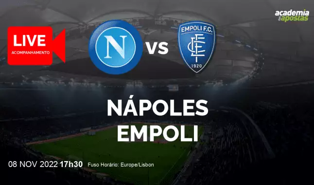 Nápoles Empoli livestream | Serie A | 08 November 2022