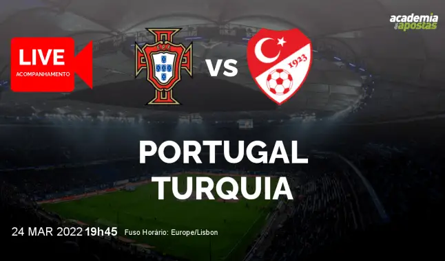 Portugal Turquia livestream | WC Qualification Europe | 24 March 2022