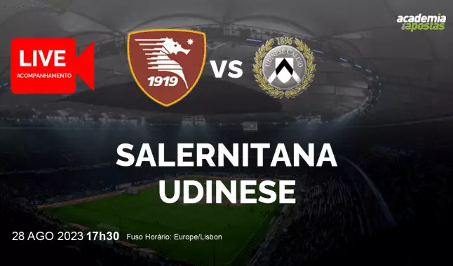 Salernitana Udinese livestream | Serie A | 28 August 2023