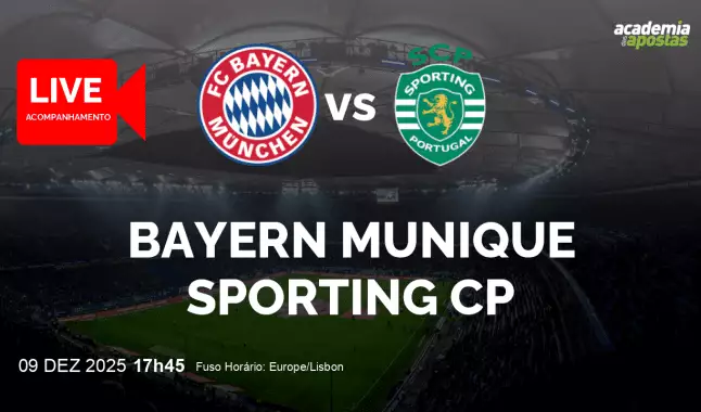 Bayern Munique Sporting CP livestream | UEFA Champions League | 09 December 2025