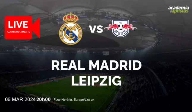 Real Madrid Leipzig livestream | UEFA Champions League | 06 March 2024