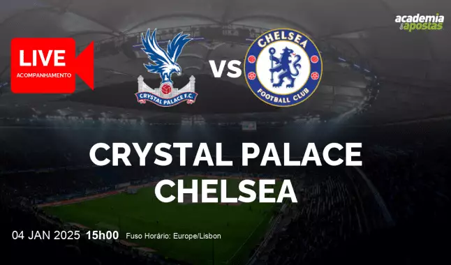 Crystal Palace Chelsea livestream | Premier League | 04 January 2025