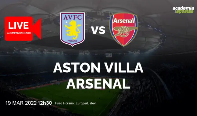 Aston Villa Arsenal livestream | Premier League | 19 March 2022