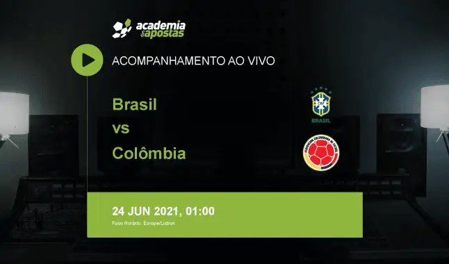 Brasil Colômbia livestream | Copa America | 24 June 2021