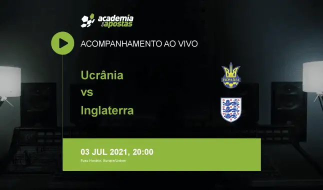 Ucrânia Inglaterra livestream | Campeonato Europeu | 03 July 2021